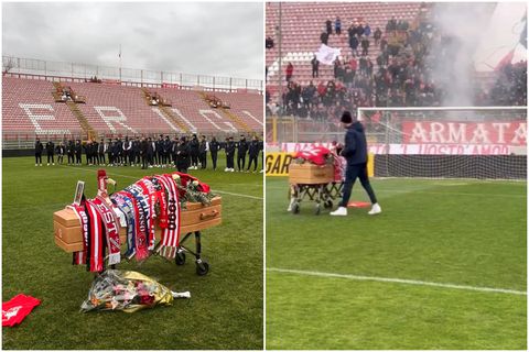 Απίστευτο: Οπαδοί της Περούτζια έκαναν κηδεία μέσα στο γήπεδο της ομάδας (vids)