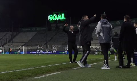 Με υψωμένες τις γροθιές ο Τερίμ - Πως έζησε το πρώτο του ματς στον Παναθηναϊκό ο Τούρκος τεχνικός (vid)