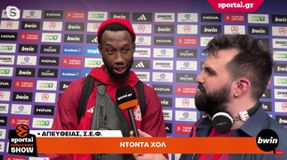 Ο Ντόντα Χολ στο Sportal: «Ο Ολυμπιακός έβαλε μεγάλα σουτ στο τέλος, του το δίνω αυτό - Ίσως μου έκανε πρόταση κάποτε...»