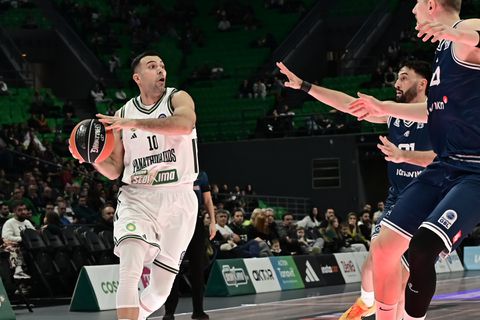 Η βαθμολογία της Stoiximan GBL μετά τη νίκη του Παναθηναϊκού και την ολοκλήρωση της 13ης αγωνιστικής