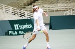 Davis Cup: Αποθέωση για τον Στέφανο Τσιτσιπά και την Εθνική ομάδα τένις στο κλειστό του ΟΑΚΑ (vid)