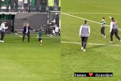 Ο Τερίμ πανηγύρισε την επικράτηση του Παναθηναϊκού κόντρα στην ΑΕΚ μαζί με τον εγγονό του (vid)