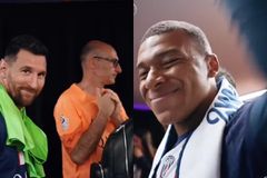 Ο Εμπαπέ αποθέωσε τον Μέσι και ο Αργεντινός δεν σταμάτησε να χαμογελάει (vid)