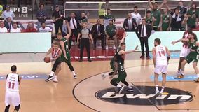 Το φάουλ του Αγραβάνη στα 3 δέκατα που αποδείχτηκε καθοριστικό για την εξέλιξη του ματς (vid)