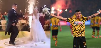 Εδωσε ρέστα ο Πινέδα: Χόρευε το freed from desire στον γάμο του (vid)