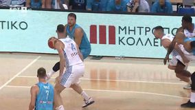 Αρχίζει και... ζεσταίνεται ο Ντόνσιτς με δύο σερί εύστοχα τρίποντα