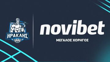 Η Novibet χορηγός στη νέα εποχή του Ηρακλή
