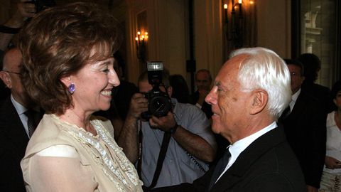 Αρμάνι και Μοράτι: Όταν η δυναστεία του ποδοσφαίρου της Ίντερ συνάντησε την ιταλική «βασιλική» οικογένεια της μόδας