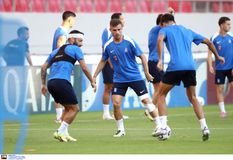 Χωρίς προβλήματα η τελευταία προπόνηση της Εθνικής Ελλάδας