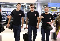 Αναχώρησε για Θεσσαλονίκη ο Ολυμπιακός (pics)