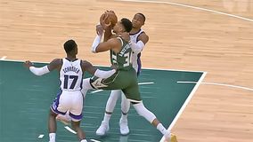 Και όμως το είπε: Η απίστευτη ατάκα του διαιτητή του αγώνα για το επικίνδυνο κράτημα του Γουέστμπρουκ στον Γιάννη Αντετοκούνμπο!