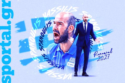 Επίσημο: Συνεχίζει στο «τιμόνι» της Εθνικής Ελλάδας ο Βασίλης Σπανούλης!