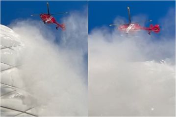 Τρομερό: Η Μπάγερν χρησιμοποίησε ελικόπτερο για να καθαρίσει την «Allianz Arena» από το χιόνι (vids)