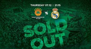 Ανακοίνωσε το sold out με Ρεάλ Μαδρίτης ο Παναθηναϊκός AKTOR και προανήγγειλε εκπλήξεις στο ΟΑΚΑ