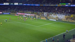 Με καρφωτή κεφαλιά του Βίντα το 1-0 της ΑΕΚ κόντρα στον Άρη (vid)