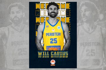 Το Περιστέρι Betsson ανακοίνωσε την απόκτηση του Γουίλ Κάριους