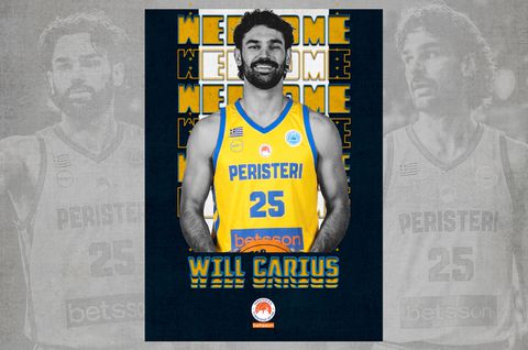 Το Περιστέρι Betsson ανακοίνωσε την απόκτηση του Γουίλ Κάριους