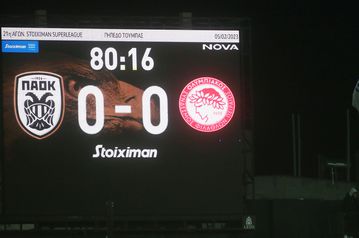 ΠΑΟΚ και Ολυμπιακός έκαναν το... ασυνήθιστο στην Τούμπα - Πόσα ντέρμπι έχουν λήξει χωρίς σκορ