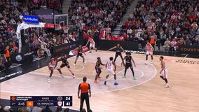 Παρί - Ολυμπιακός 73-90: Οι 10 πόντοι του Λαρεντζάκη στην αναμέτρηση