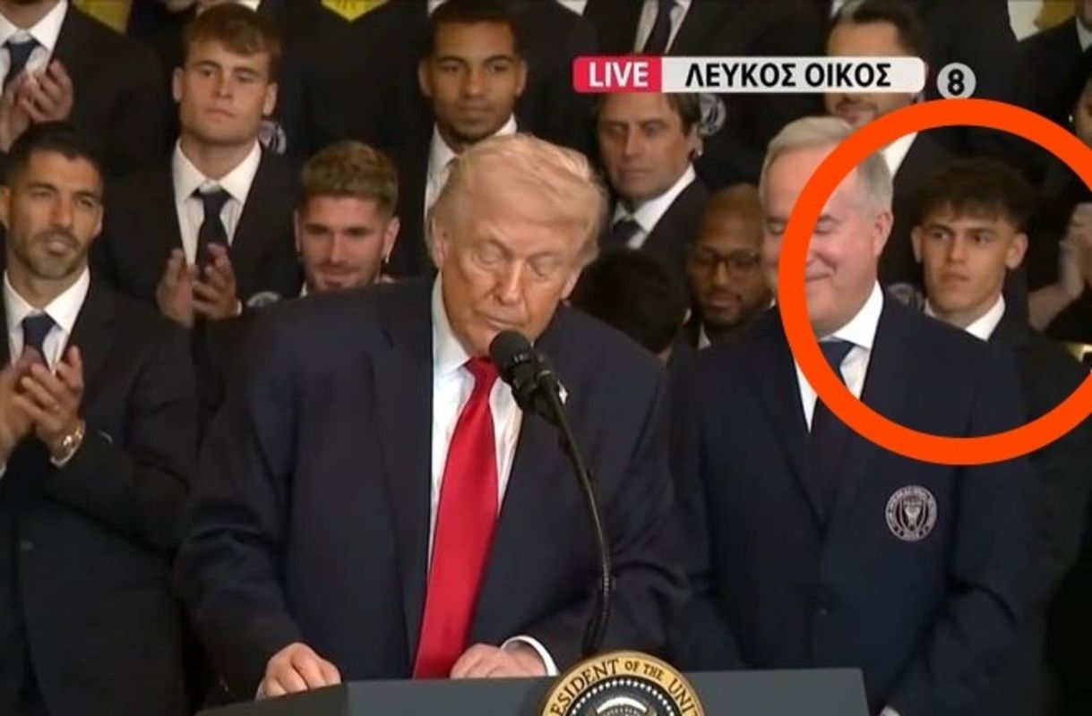 Ο Νόα Άλεν παρακολούθησε από κοντά τις δηλώσεις του Ντόναλντ Τραμπ