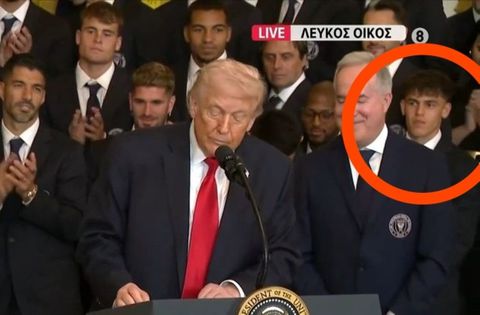 Ο Νόα Άλεν παρακολούθησε από κοντά τις δηλώσεις του Ντόναλντ Τραμπ