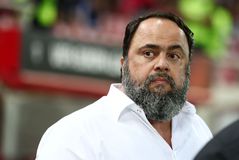 «Στα ουράνια» ο Μαρινάκης - Περίμενε τους παίκτες για να τους συγχαρεί μετά τη νίκη κόντρα στον ΠΑΟΚ