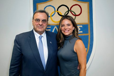 Η Μαρία Μενούνος Πρέσβης της Ελληνικής Ολυμπιακής Επιτροπής για το Λος Αντζελες 2028