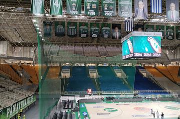 Αυστηρά μέτρα ασφαλείας στο ΟΑΚΑ για τον πρώτο τελικό - Μπήκε το προστατευτικό δίχτυ