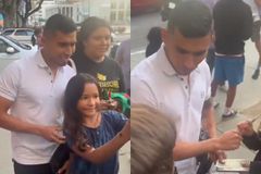 Μεξικάνικη παράνοια για Πινέδα: Υπέγραψε αυτόγραφο μέχρι και σε χαρτονόμισμα (vid)