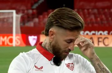 «Λύγισε» ο Ράμος στην παρουσίαση του από τη Σεβίλλη λόγω του παππού του (vid)