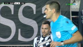 Εκτέλεση για... φίλημα του Ζίβκοβιτς και 1-0 ο ΠΑΟΚ