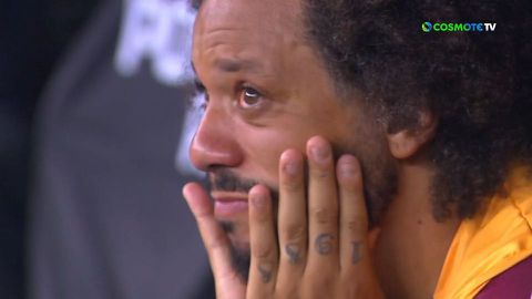 Τα δάκρυα του Μαρσέλο μετά το γκολ του Κένεντι που χάρισε στη Φλουμινένσε το Copa Libertadores (vid)