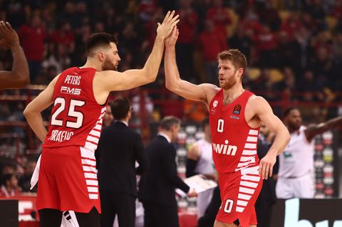 Η βαθμολογία της Euroleague με τον Ολυμπιακό στην κορυφή