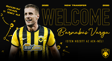 Ο Βάργκα και τυπικά παίκτης της ΑΕΚ μέχρι το 2029