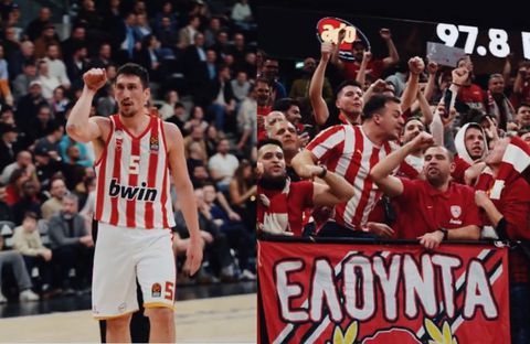 H Euroleague αποθέωσε τον Λαρεντζάκη και την... κόμπρα του (vid)