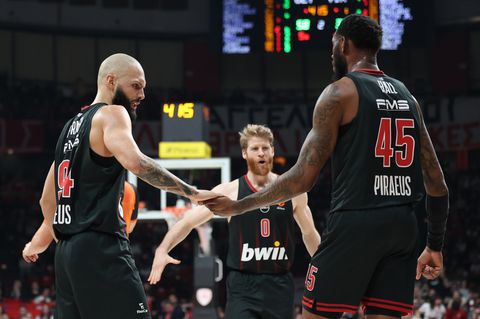Ο Ολυμπιακός ισοφάρισε την 4η καλύτερη επιθετική συγκομιδή της ιστορίας του στην Ευρωλίγκα