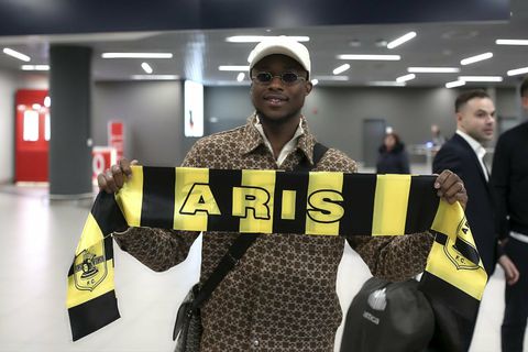 «Πάτησε» Θεσσαλονίκη ο Κουαμέ για τον Άρη (pic)