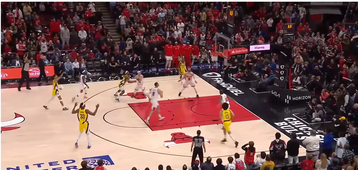 To τρίποντο του Χαλιμπάρτον από το... σπίτι του 2'' πριν από τη λήξη του ματς (vid)