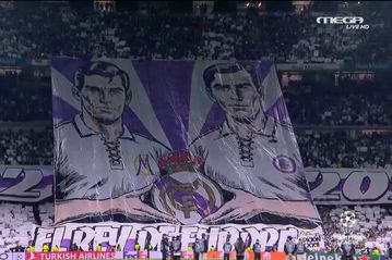 Κορεό αφιερωμένο στα 122 χρόνια της Ρεάλ Μαδρίτης από τους φιλάθλους της