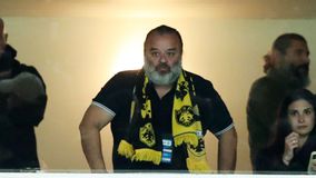 Στο ΟΑΚΑ ο Ηλιόπουλος, τετ α τετ με τον Βαρδινογιάννη (pics)