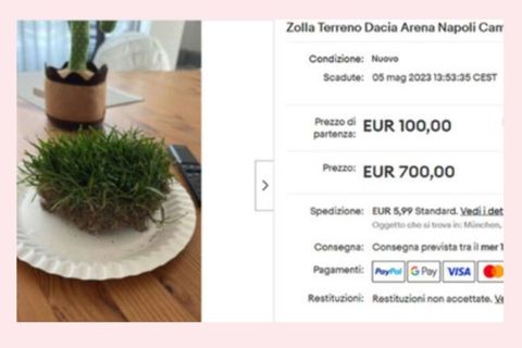 Οπαδός της Νάπολι πουλάει κομμάτι χόρτου από το γήπεδο της Ουντινέζε στο ebay για... 700 ευρώ (pic)