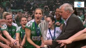 Η απονομή του πρωταθλήματος στον Παναθηναϊκό