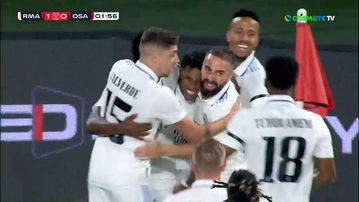 Βραζιλιάνικη μαγεία - Ο τρομερός Βινίσιους έδωσε ασίστ στον Ροντρίγκο που έκανε το Ρεάλ Μαδρίτης - Οσασούνα 1-0 (vid)