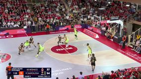Μονακό - Μπαρτσελόνα 85-84: Οι 20 πόντοι του Τζέιμς στην αναμέτρηση.