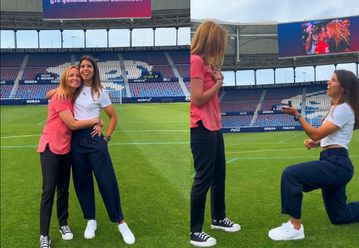 Διεθνής ισπανίδα ποδοσφαιρίστρια έκανε πρόταση γάμου στη σύντροφό της - «Ναι, θέλω» (vid)