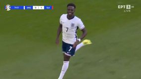 Άμεση «απάντηση» της Αγγλίας στο γκολ της Ελβετίας με τη σουτάρα του Σάκα