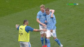 Με «ζωγραφιά» του Κόουλ Πάλμερ η Μάντσεστερ Σίτι άνοιξε το σκορ κόντρα στην Άρσεναλ - Η χειρονομία του Χάαλαντ για το τρεμπλ (vid)
