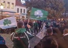 Έστησαν πάρτι στο Μάλμε οι οπαδοί του Παναθηναϊκού (vid)