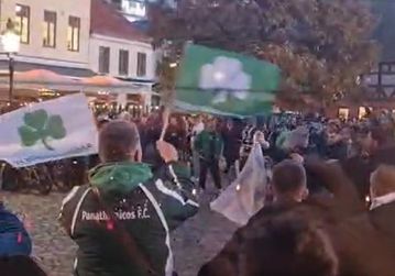 Έστησαν πάρτι στο Μάλμε οι οπαδοί του Παναθηναϊκού (vid)