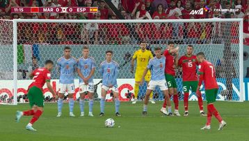 Μαρόκο - Ισπανία: Η απευθείας εκτέλεση φάουλ του Χακίμι